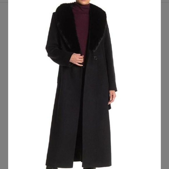 Sofia Cashmere Jackets & Blazers - sofia cashmere coat with fur collar